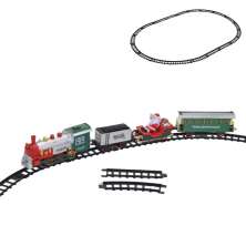Enfeite Natalino Espressione Trem Elétrico Vermelho e Verde 113 cm