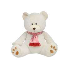 Enfeite Natalino Espressione Urso Branco 43 cm