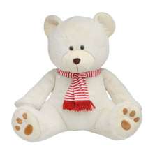 Enfeite Natalino Espressione Urso Branco 60 cm