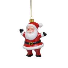 Enfeite Natalino para Árvore Espressione Papai Noel Vermelho 12 cm