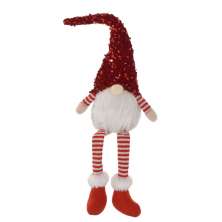 Gnomo Natalino V Vermelho e Branco