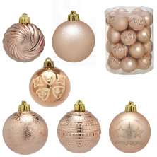 Kit com 26 Bolas Natalinas Espressione Bronze 5 cm