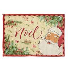 Lugar Americano Natalino Espressione Noel Vermelho e Bege 47 cm