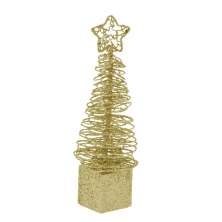 Miniárvore de Natal Espressione Dourada 20 cm