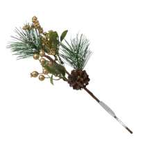 Picks Natalino Espressione Marrom e Verde 31 cm