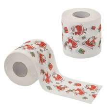 Rolo de Papel Higiênico Natalino Espressione Papai Noel com Presentes Branco