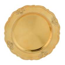 Sousplat Espressione Arabescos Dourado