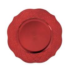Sousplat Espressione Oriente Vermelho
