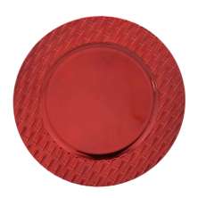 Sousplat Espressione Rattan Vermelho