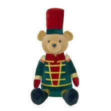 Urso Natalino III Verde e Vermelho