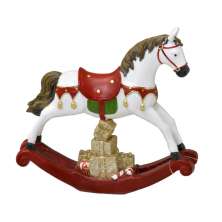 Enfeite Cavalo Natalino II Branco