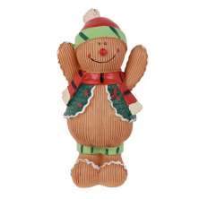 Enfeite Ginger Boneco de Neve VI Marrom