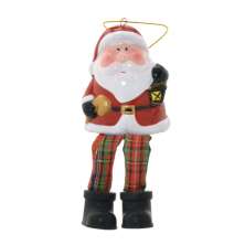 Enfeite Papai Noel Perna Comprida I Colorido