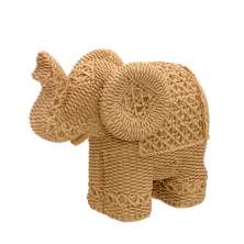 Escultura Decorativa Elefante II Espressione Marrom