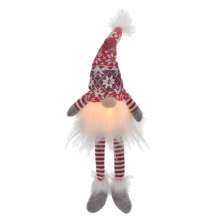 Gnomo Natalino IV Vermelho e Branco