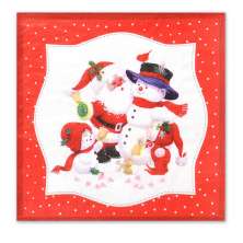 Guardanapo de Papel 20 Folhas Amigos Natal Colorido