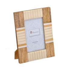 Porta-Retrato Penny 10x15 Marrom e Branco