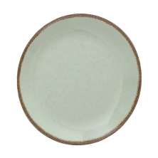 Prato de Sobremesa Espressione Menta e Marrom