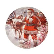 Sousplat Natal I Vermelho Estampado