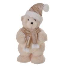 Urso Natalino Decorativo I Bege