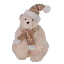 Urso Natalino Decorativo II Bege