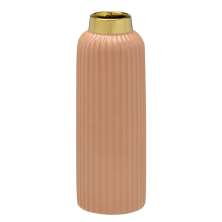 Vaso Decorativo Bottle I Dourado e Marrom
