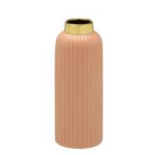 Vaso Decorativo Bottle II Dourado e Marrom