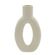Vaso Decorativo Ring 10x20 cm Branco