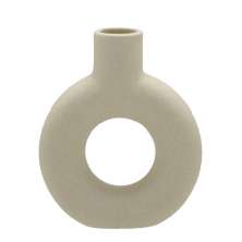 Vaso Decorativo Ring 15x12 cm Branco