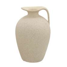 Vaso Decorativo em Cerâmica Espressione II Creme