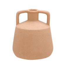 Vaso Decorativo em Cerâmica Espressione V Marrom