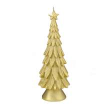 Vela Árvore de Natal Dourada