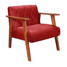 Poltrona Madri Super Resistente em Suede