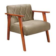 Poltrona Madri Super Resistente em Suede