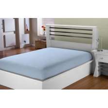 Lençol Avulso Percal 200 Fios Queen Estamparia- Azul