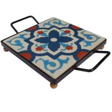 Descanso de Panela Apoio De Mesa Ladrilho Hidráulico A2