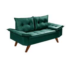 Sofa 2 Lugares Bariloche Essencial Estofados Verde