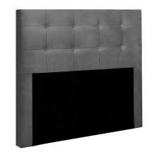 Cabeceira Casal Cama Box 140x129 Cm Helen Suede Cinza SBL