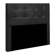 Cabeceira Casal Cama Box 140x129 Cm Helen Suede Preto SBL