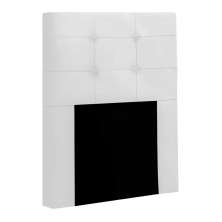 Cabeceira Solteiro Cama Box 90x129 Cm Helen Material Sintetico Branco SBL