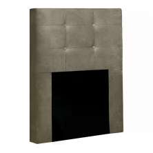 Cabeceira Solteiro Cama Box 90x129 Cm Helen Suede Bege SBL