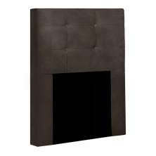 Cabeceira Solteiro Cama Box 90x129 Cm Helen Suede Marrom SBL