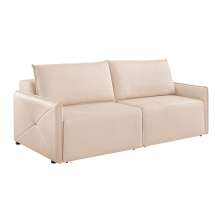 Sofá 3 Lugares Retrátil Urban Linho Bege 200 cm