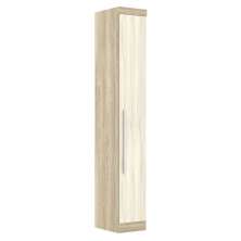 Guarda Roupa Modulado 1 Porta 189 Master Avelã Rústico/Ártico Rústico - Eucamóveis