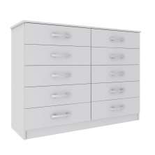 Cômoda Austin 10 Gavetas Branco