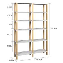 Estante 100x26x160 Branca