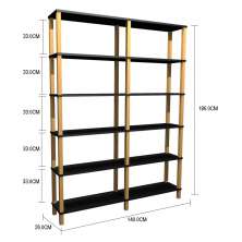 Estante 140x26x186 Preto