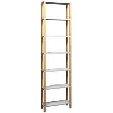 Estante 60x23x221 Branca c 6 Prat. 33cm