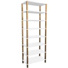 Estante 72x38x195 Branco c/ 7 Prat. 24,3cm