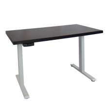 MESA COM REGULAGEM 1,20x70 BRANCO COM TAMPO PRETO
